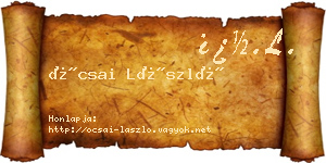 Ócsai László névjegykártya